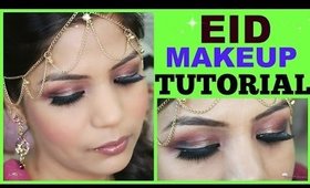 Eid Makeup Tutorial 2014 Red Gold Eye Makeup Ft. Coastal Scents Hot Pots & Clear Lid Palette