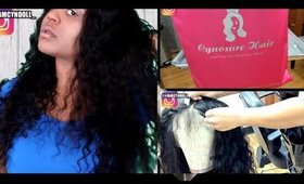 HOW TO BLEND A WIG ON SHORT HAIR! NO GLUE!!! FEA.CYNOSURE HAIR