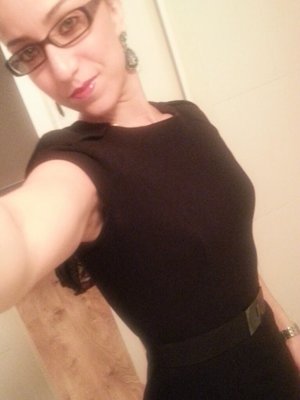 what I wear at work, that day i wanted to look "dominant" ... i hope i succeeded ^_^