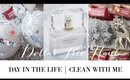 DAY IN THE LIFE| DOLLAR TREE CHRISTMAS DECOR|CLEAN WITH ME