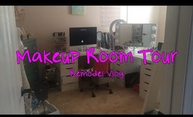 💄 Makeup Room Tour - Remodel Vlog 💄