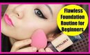 Drugstore Flawless Foundation Routine | Makeup for Beginners #1