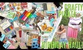 CRAFT LOVERS BIRTHDAY HAUL, What I got for my 28th Birthday & What was in my pinata?