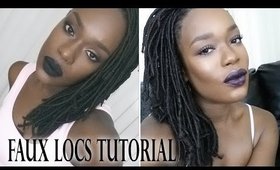 Protective Hairstyle Faux LOCS + Faves! Slaps & more!