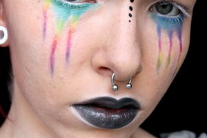 Update since my last "cry a rainbow" make up