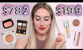 DRUGSTORE VS LUXURY MAKEUP TUTORIAL: DUPES You Probably NEVER Heard Of | Jamie Paige