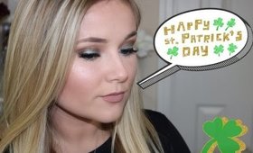 St Patrick's Day Makeup Look | Green Eye Makeup Tutorial | Alyssa Marie Chaplin