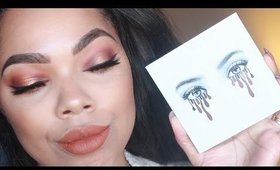 KYLIE COSMETICS BURGUNDY PALETTE TUTORIAL \ TUTORIAL DE MAQUIAGEM USANDO KYLIE PALETA BURGUNDY