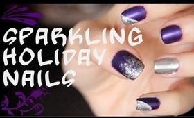 Sparkling Holiday Nails