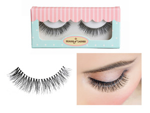 Wispy and lush, Sweet Romance is a great day to night style which can be pumped up with just a few coats of your favorite mascara. If you’ve always wanted curled, long and full lashes that can make your eyes look sophisticated yet romantic, then this is the lash style for you.

Fit for any eye size and shape, and hand made from 100% human hair, Sweet Romance is sure to sweep anyone who sees you wearing it, off their feet!
Click here to buy: http://thehouseoflashes.com/products/sweet-romance