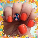 Flower Accent Nail 