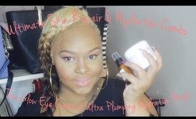 Ultimate Skin Repair & Hydration Combo: True Glow Eye Cream & Ultra Plumping Hydration Mask