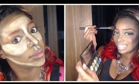 Contour & eye make-up