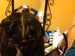 Check out rosebud143 on YouTube. She has a tutorial it's called: Romantic heart braid. This is just my recreation of it!!!:)