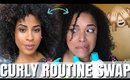 LOW POROSITY ROUTINE on my HIGH POROSITY Natural Hair ft. KinkySweat | MelissaQ