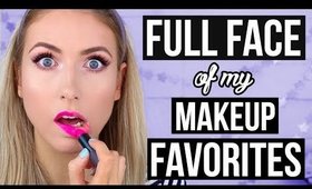 FULL FACE using CURRENT MAKEUP FAVORITES!! || Drugstore & High-End TUTORIAL