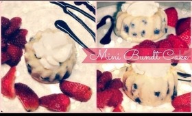 ♥ Mini Bundt Cake- Easy, Healthy Dessert ♥