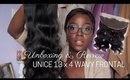 I BOUGHT ALIEXPRESS HAIR?! | UNice Hair Unboxing & Review | 13 x 4 Body Wave Frontal