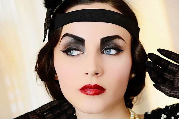 The Great Gatsby Wedding Hair  Makeup Inspiration  Hollywood Brides