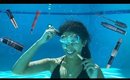 Doing my Makeup Underwater! Extreme Makeup Challenge
