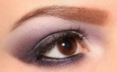 Smokey Eyes with Color — White & Violet