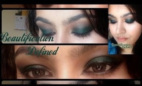 Easy Green Smokey Eye.