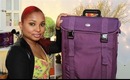 YAZMO! PURPLE SOFT TRAIN CASE REVIEW/SHOW AND TELL!