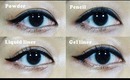 เริ่มต้นเขียนอายไลเนอร์แบบไหนดี ?? - basic about eyeliner  ♥ | Licktga