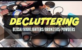 Decluttering Blush/Highlighters/Bronzers/Powders