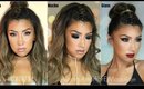 3 maquillajes en 1  (dia, noche , glam) / 3 makeup tutorials in 1 | auroramakeup