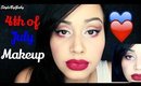 4th of July Makeup Tutorial❤️💙