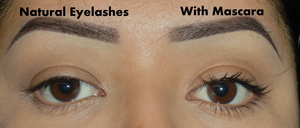 MAC False Lashes Extreme Black Mascara: before and after
