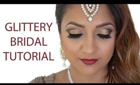 Glittery Indian Bridal Makeup Tutorial