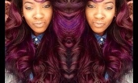 6 Bundle Purple Hair Review from @Haireverywhere