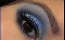 NYE Silver Glitter with Blue & Green
