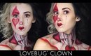 Lovebug Clown Makeup | Valentine's Day Collab with TheVinEffects | Courtney Little