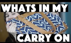 Whats in My Carry On | 2015