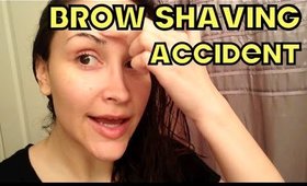 JULIES WORLD: Brow Shaving Accident