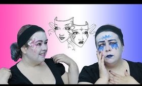 Drama Mask Halloween Tutorial (last Minute Costume Idea)