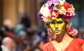Vivienne Westwood Paints Faces Green, Gives Andy Warhol New Life on the Runway