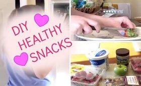 DIY Healthy Snacks! Collab with Glittered Withgrace!