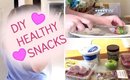 DIY Healthy Snacks! Collab with Glittered Withgrace!