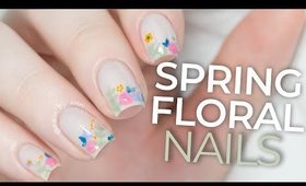 Spring Floral Nails using China Glaze "The Arrangement" Collection | NailsByErin