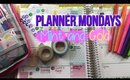 Mint and Gold Planner Mondays