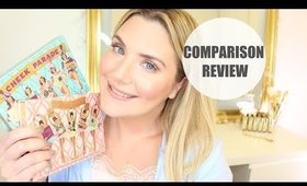 BENEFIT BLUSH BAR VS CHEEK PARADE PALETTE | COMPARISON REVIEW AND DEMO
