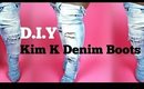 ♡ D.I.Y Kim K Over the Knee Boots !! Super Easy