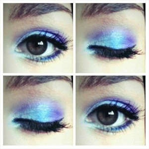 This was my New Years make-up (: