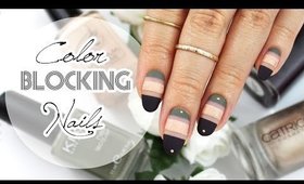 Color Blocking Nails | Kirakiranail ♡