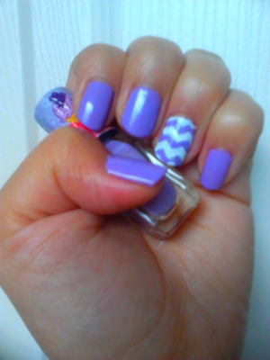 Grape scented nails