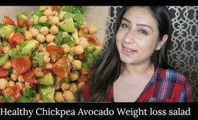 Healthy chickpea salad weight loss so delicious!